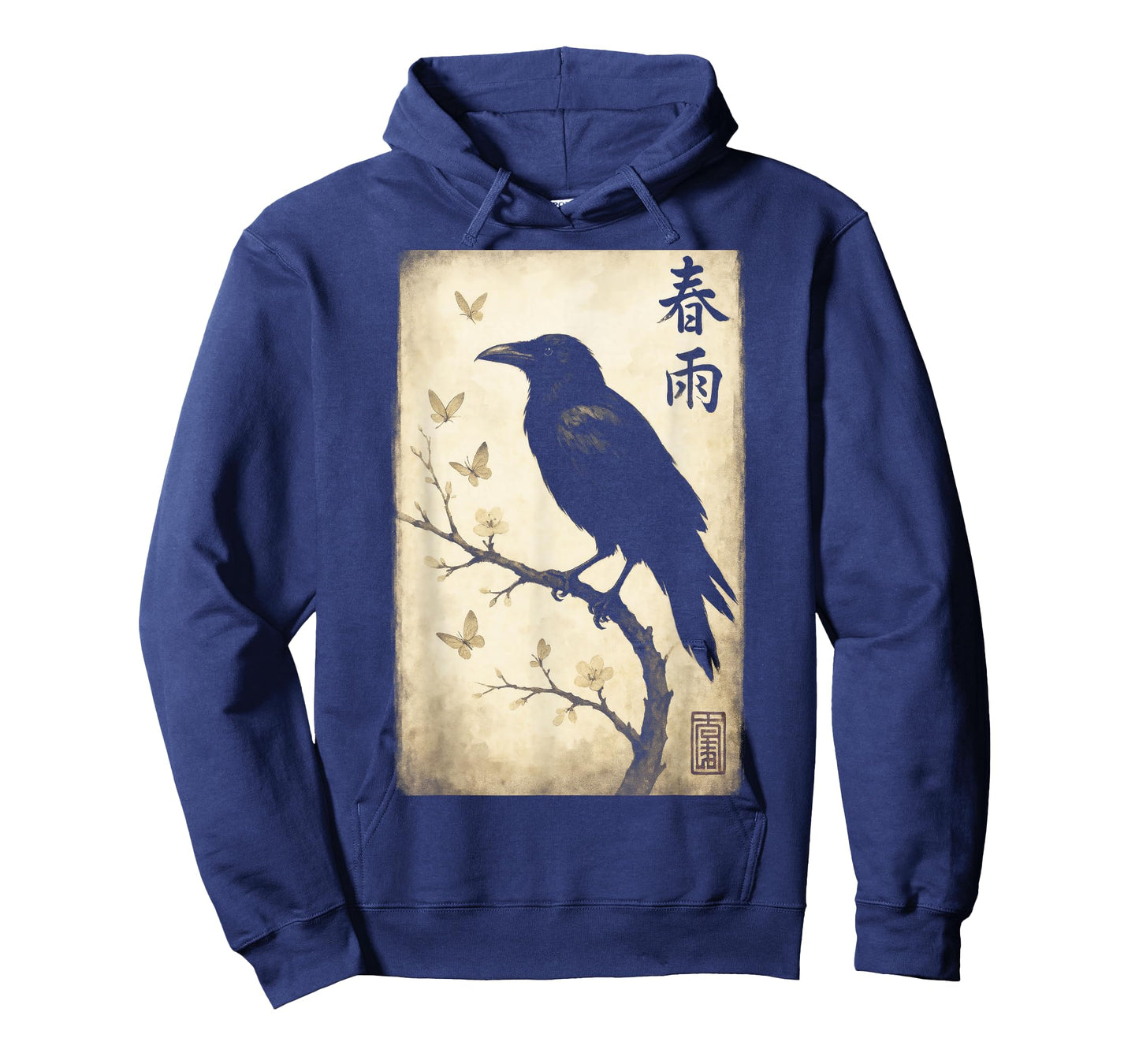 Japanese Crow Raven Art T-Shirt