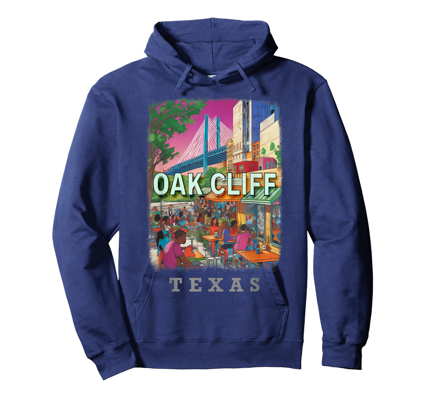 Oak Cliff Texas TX Vibrant Downtown SD539 T-Shirt