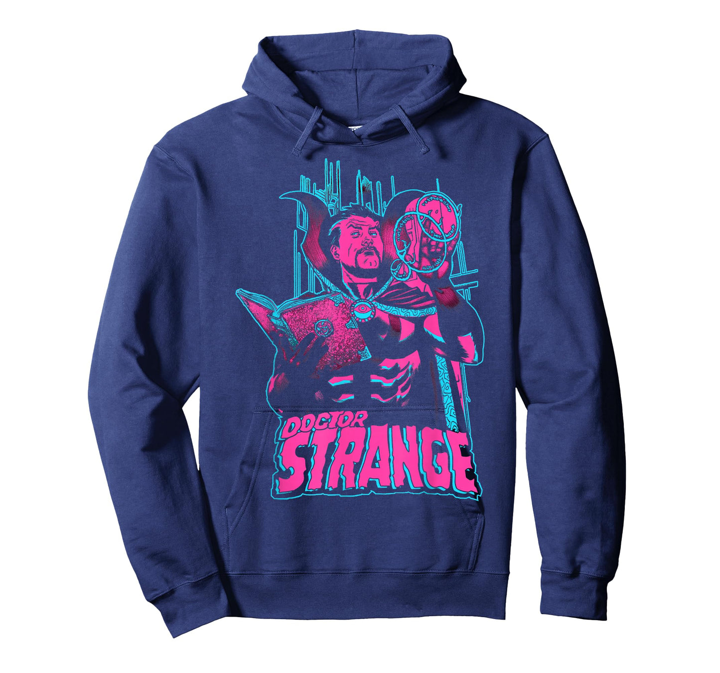 Marvel Doctor Strange Retro Colorful Spell Portrait T-Shirt