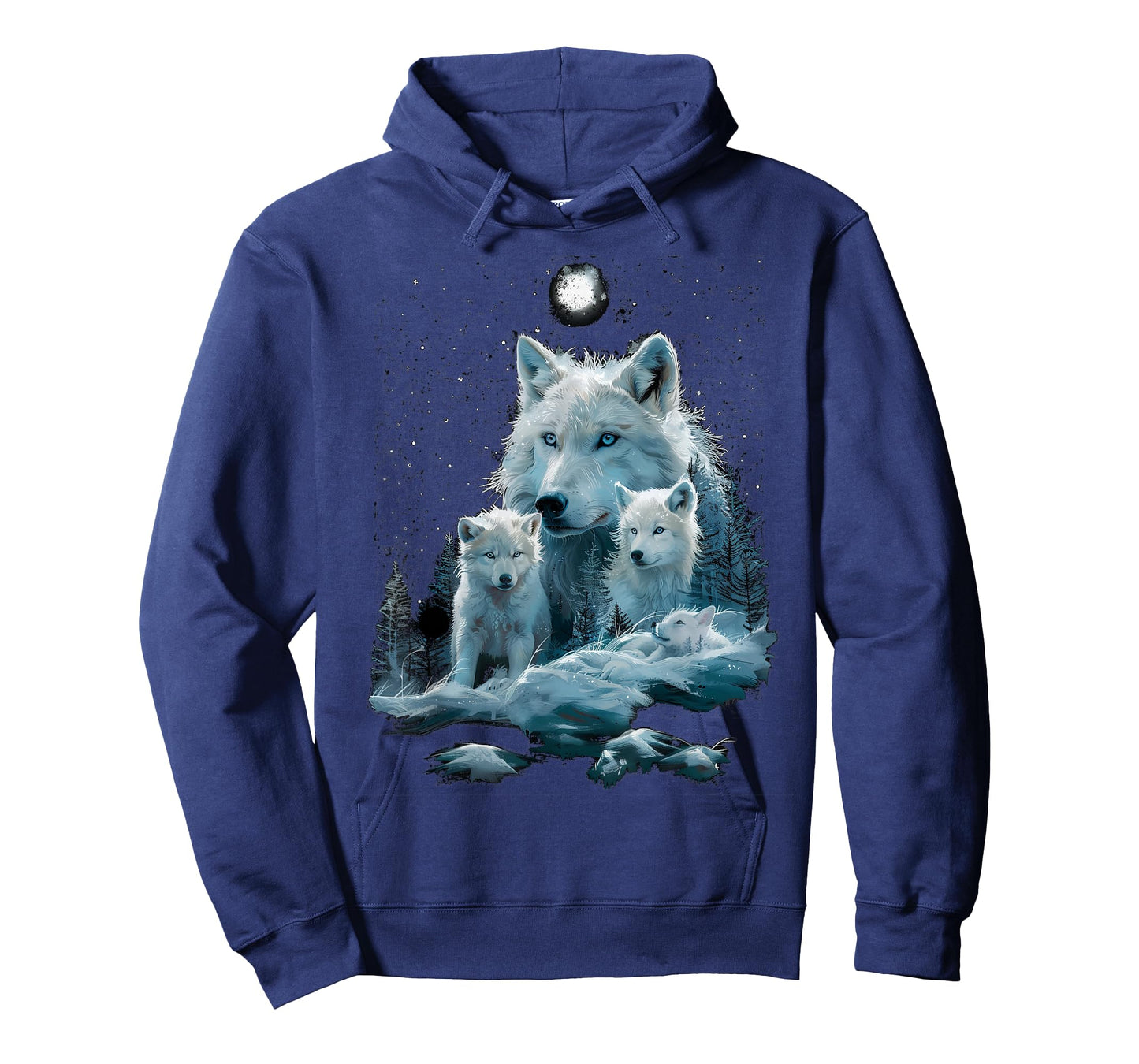 Mommy Wolf Snow Graphic Wolf Lovers Mother's Day Christmas T-Shirt