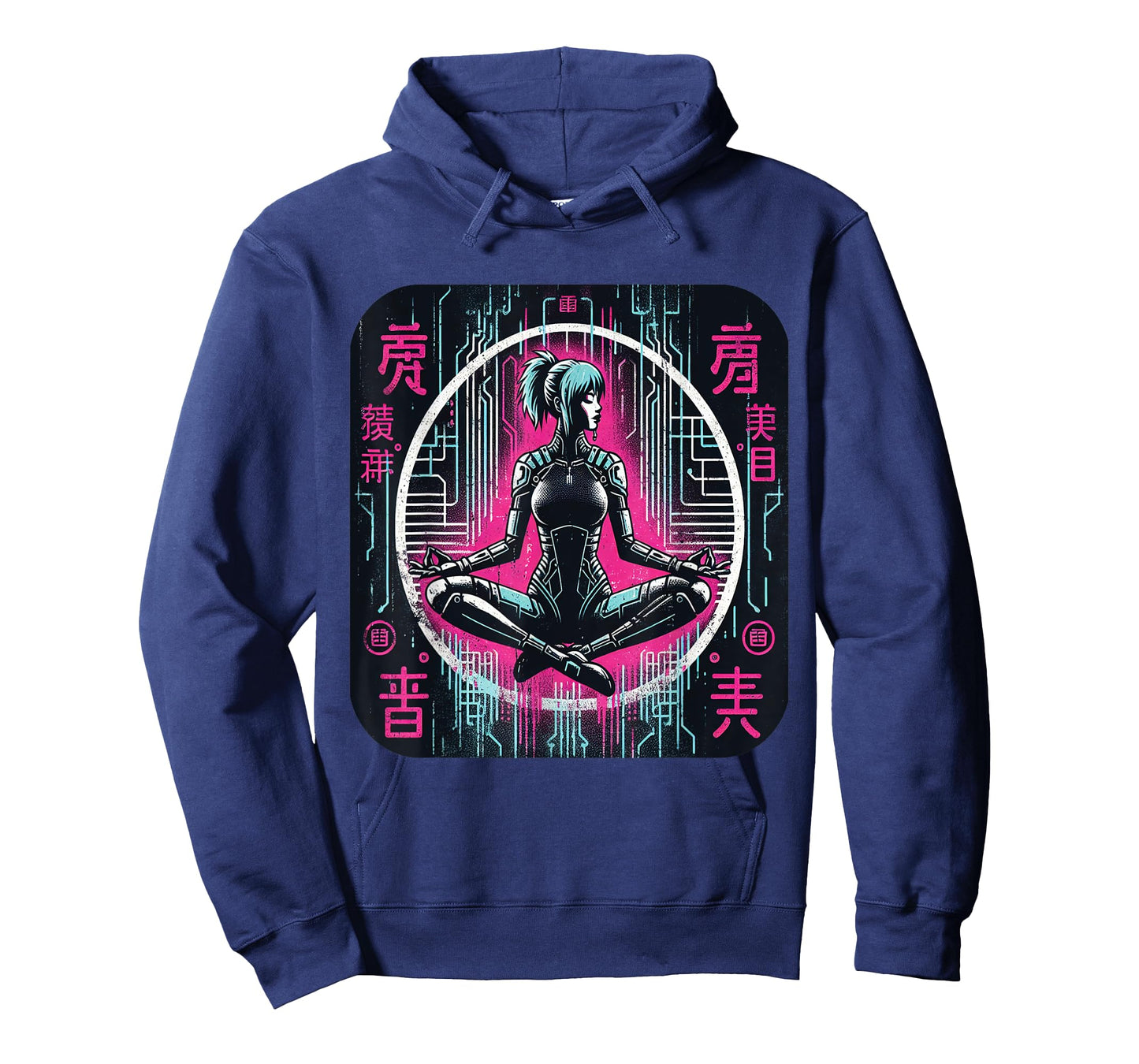 Woman Manga Futuristic Cyberpunk Aesthetic T-Shirt