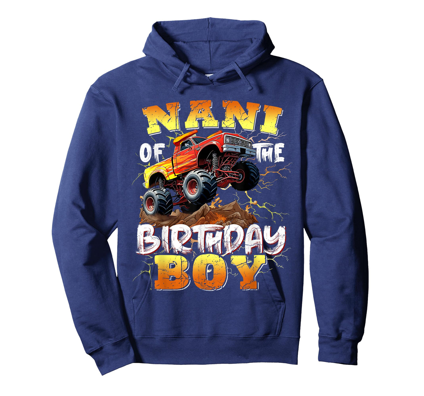 Nani of The Birthday Boy Monster Truck Birthday Family T-Shirt