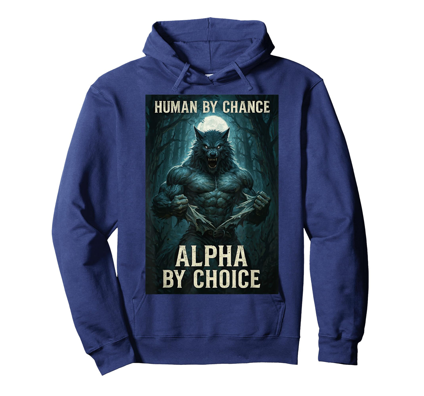 Human By Chance Alpha By Choice - Wolf T-Shirt