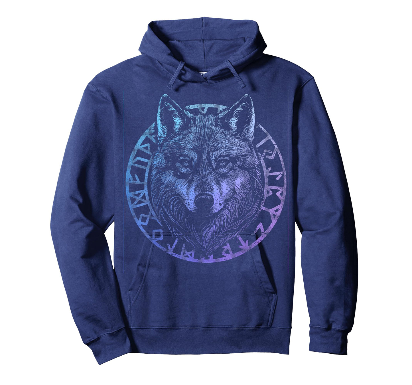 Wolf Viking Runes Nordic Celtic Wolf Lover T-Shirt