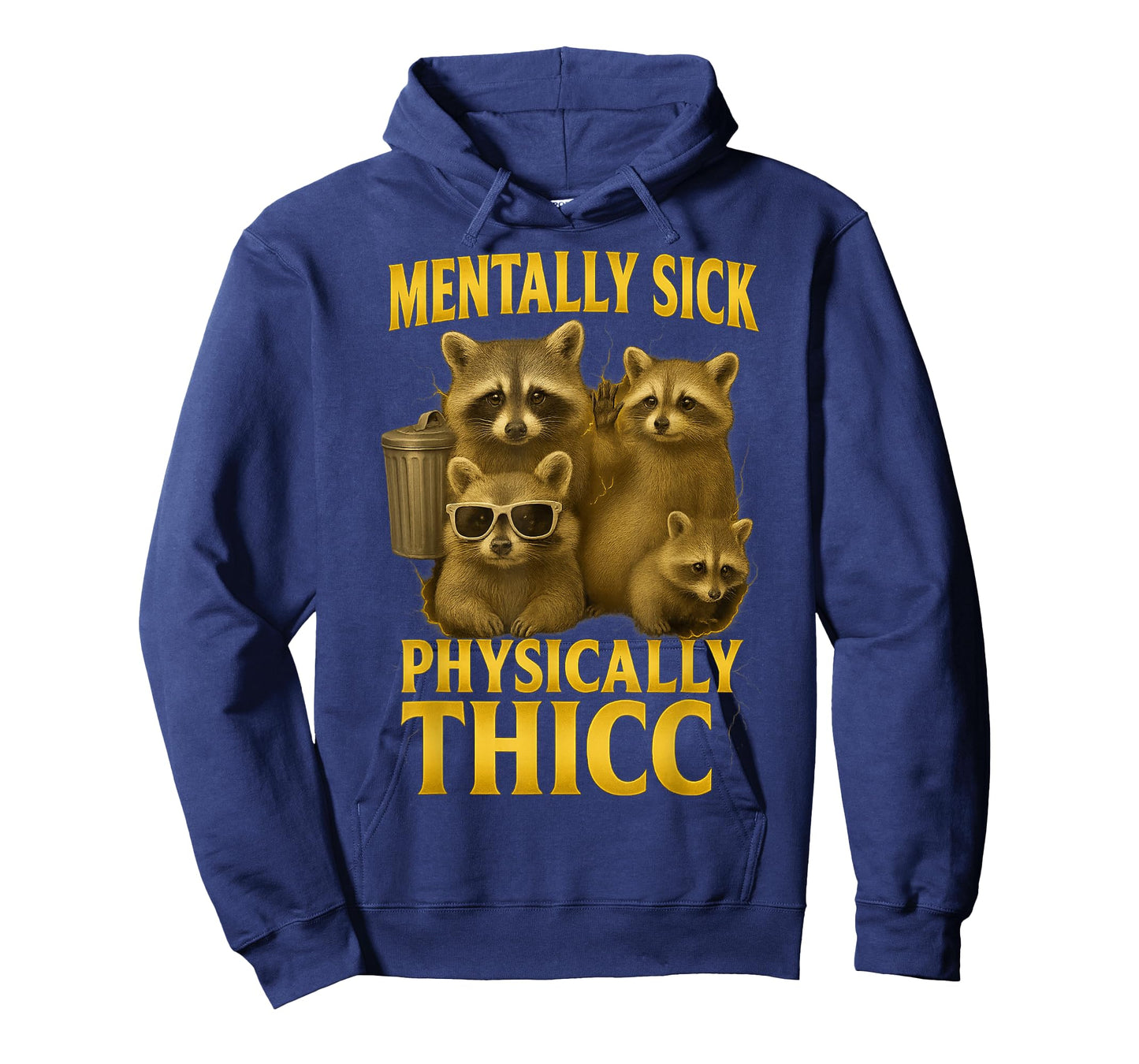 Mentally Sick Physically Thicc Bootleg Funny 90's Memes T-Shirt