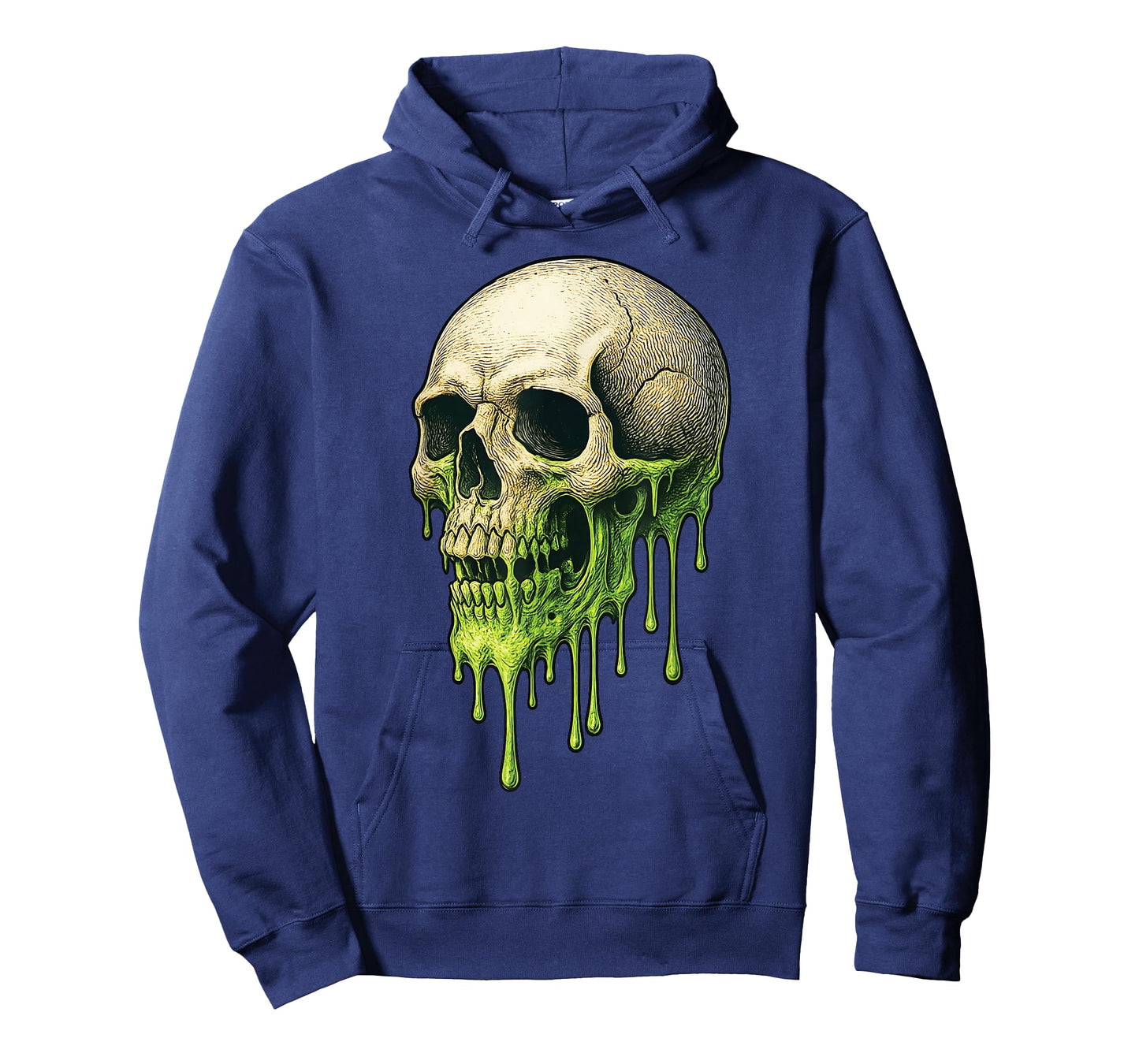 Halloween Melting Skull Graphic T-Shirt