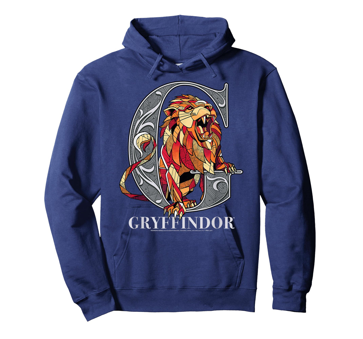 Harry Potter Mosaic Gryffindor with Lion T-Shirt Small