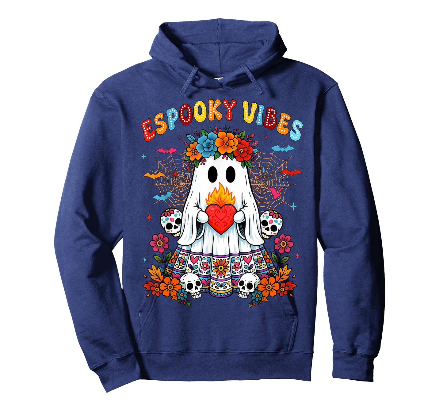 Espooky Vibes Day of The Dead Mexican Halloween Ghost Women T-Shirt