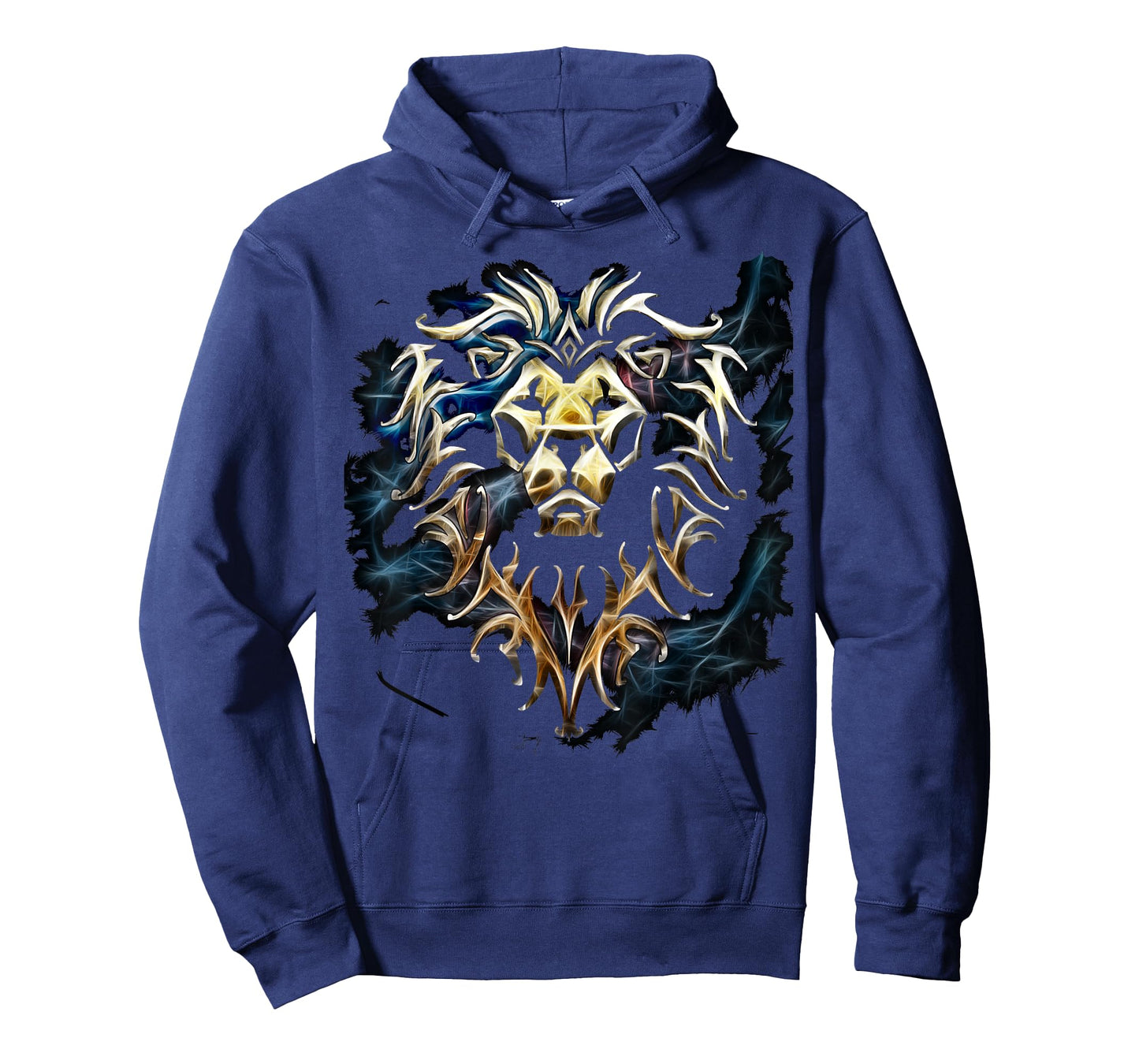 Warcraft Logo Alliance Saturated Majestic Fantasy Gamer T-Shirt