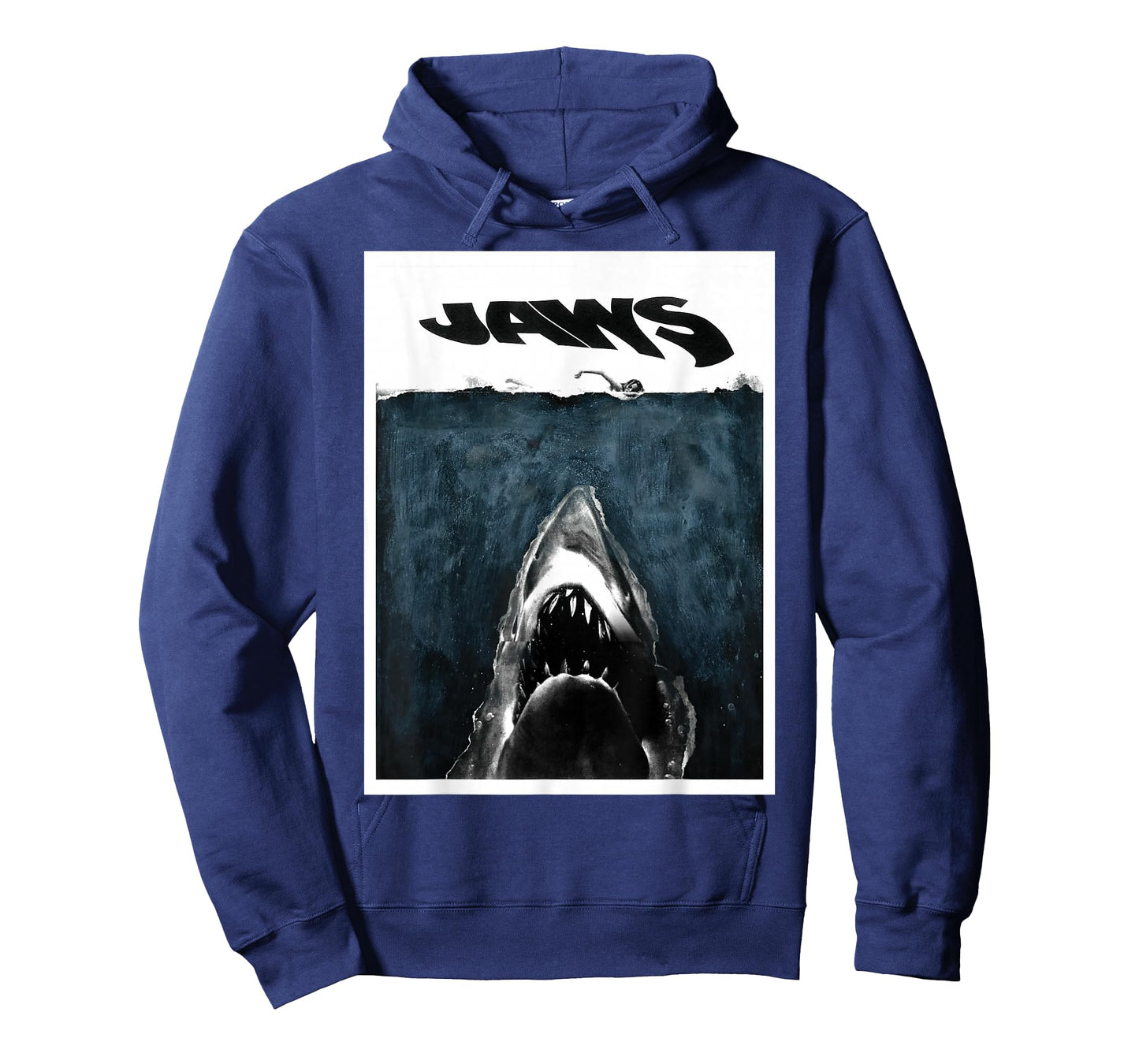 Jaws 50th Anniversary Poster Dark Water Terror 2-Sided T-Shirt