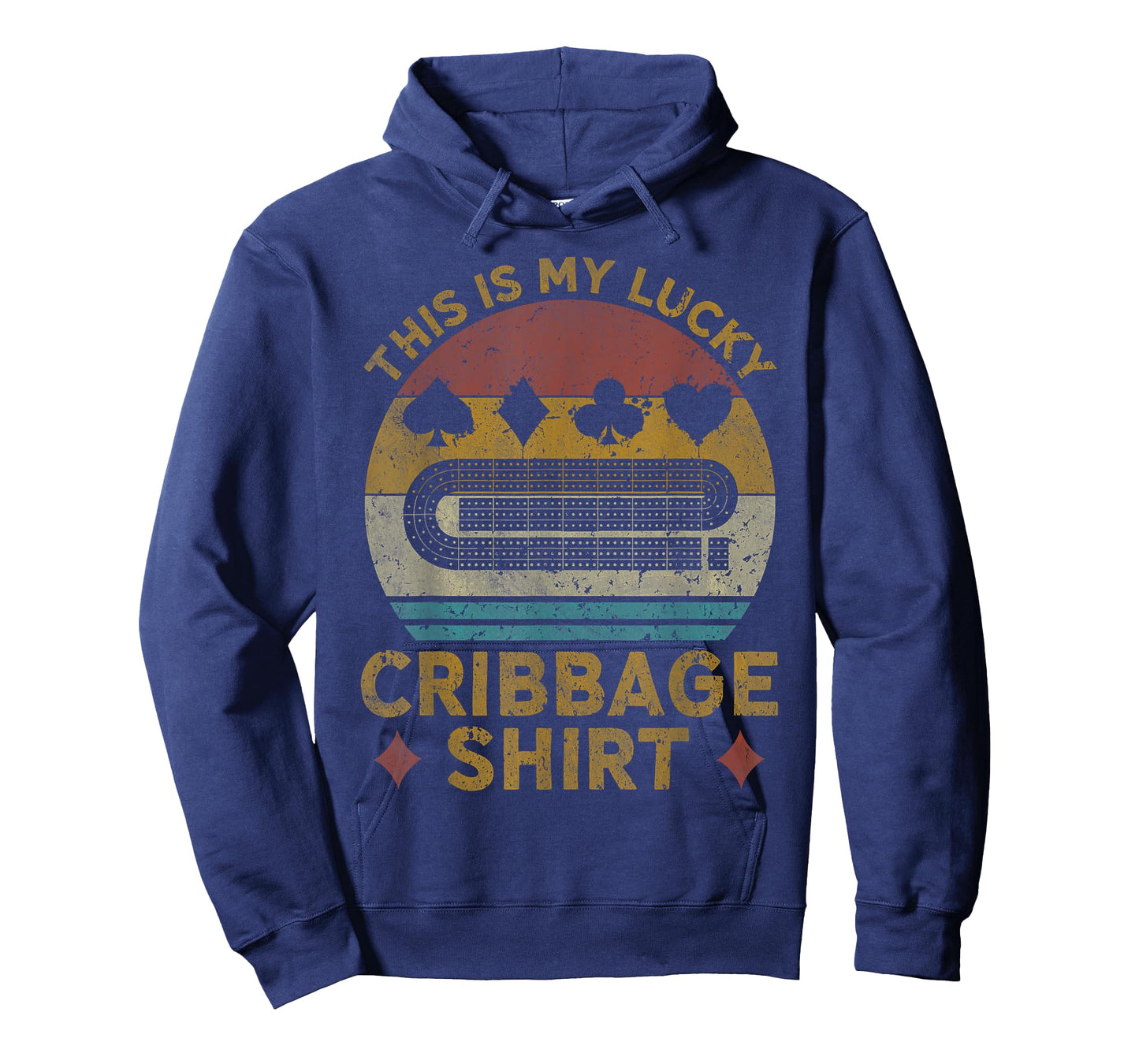 Cribbage Lucky Cribbage Lovers Vintage Cribbage Board Game T-Shirt