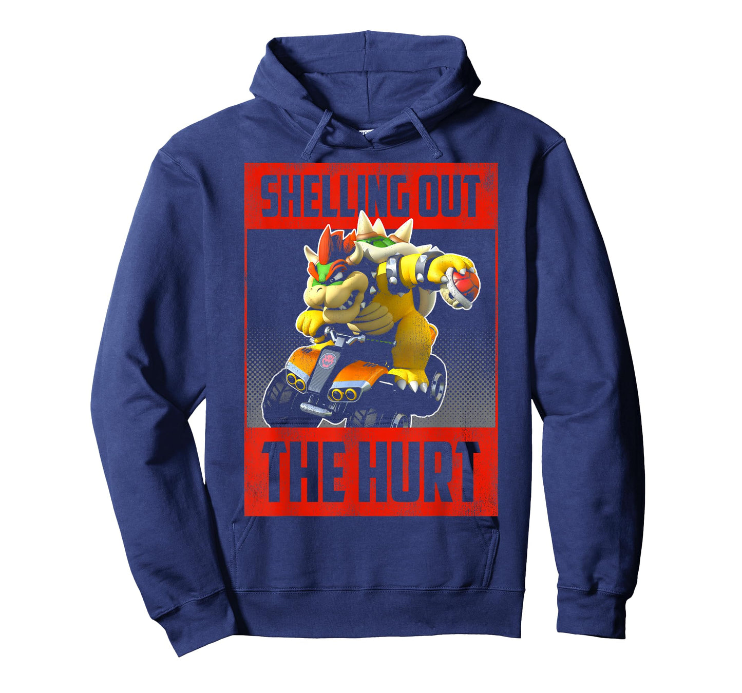 Mario Kart Bowser Shelling Out The Hurt Graphic T-Shirt T-Shirt