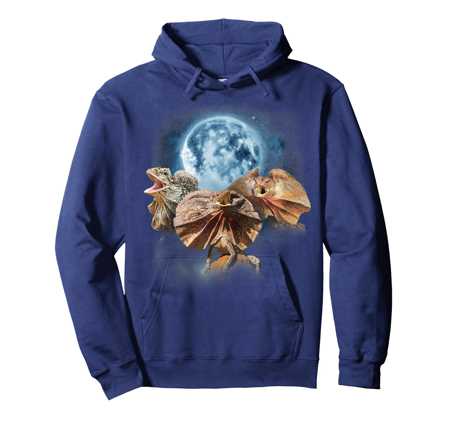 Frilled Lizard Shirt - Funny Lizards Howling at the Moon T-Shirt