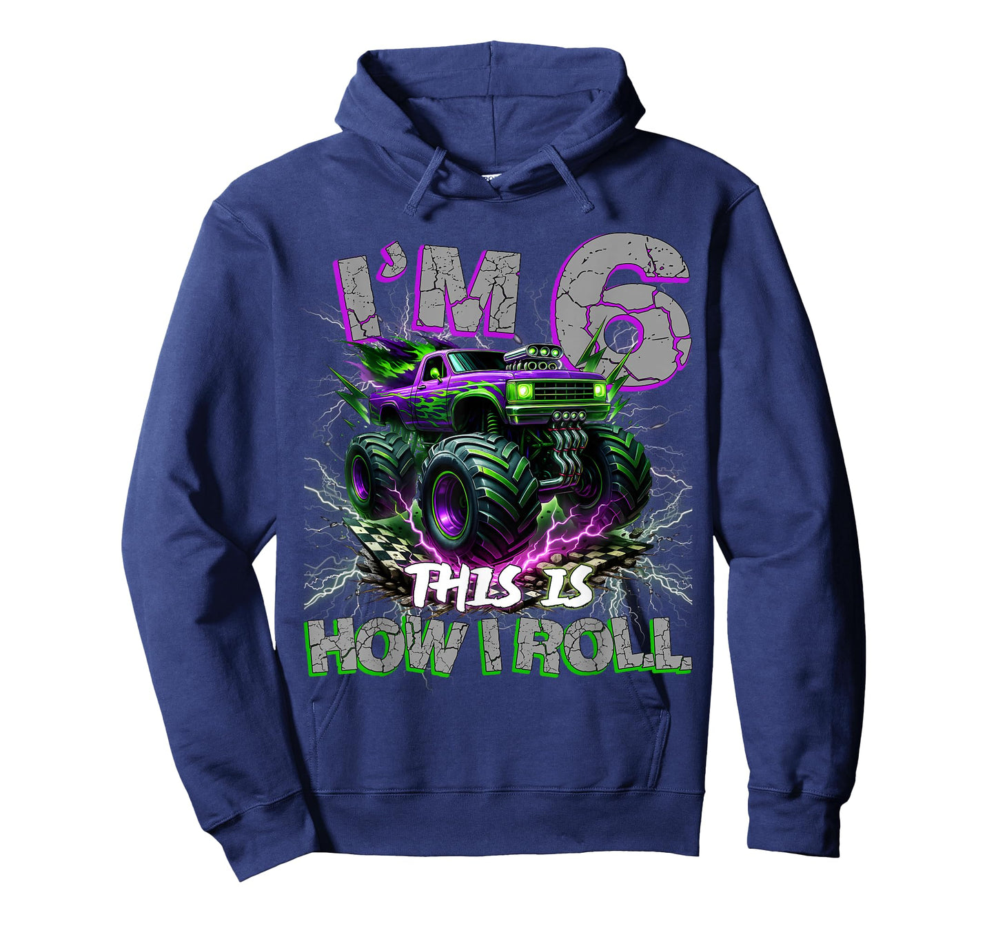 Im 6 Years Olds Monster Truck 6th Birthday Boy Gifts Outfit T-Shirt