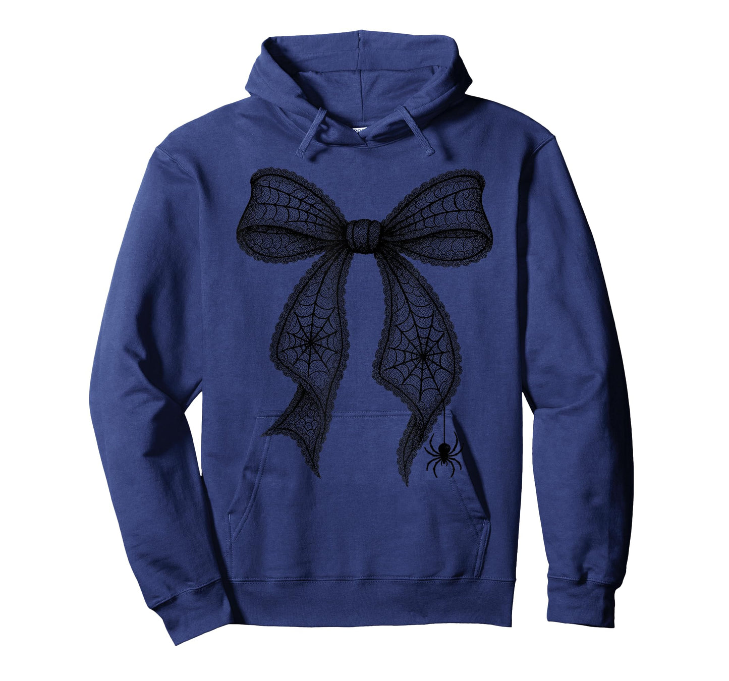 Spiderweb Bow Spooky Black Lace Bow Spider Bow Halloween T-Shirt