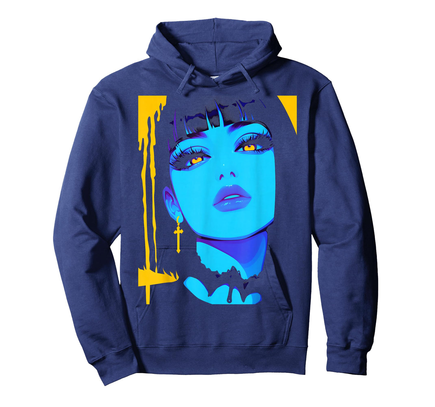 Cybergoth Cybercore Grunge Punk Goth Girl Alt Anime Manga T-Shirt