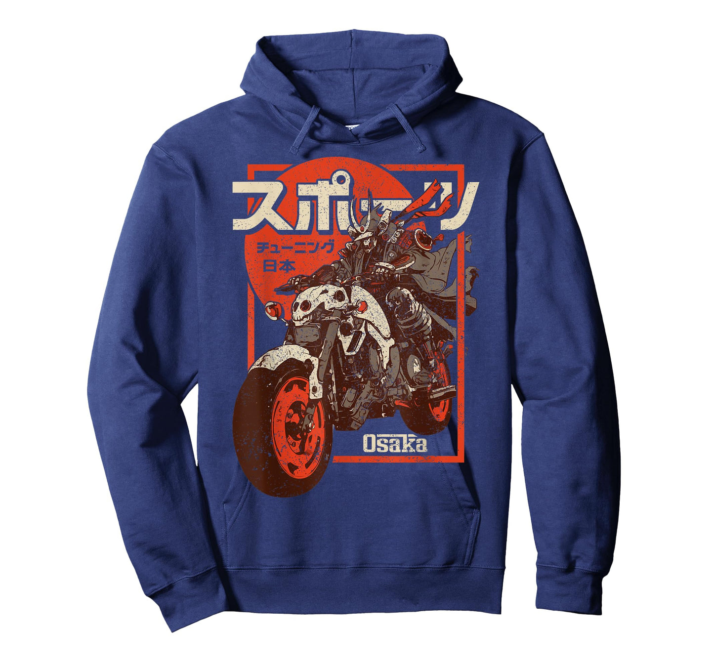 Osaka City Retro Futuristic Motorcycle 80s Osaka T-Shirt