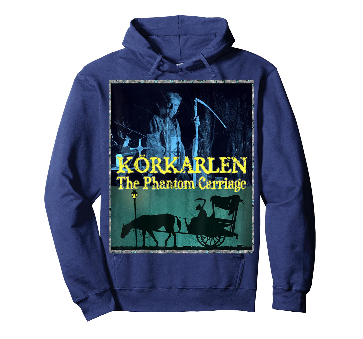 Vintage Classic Horror Körkarlen The Phantom Carriage T-Shirt