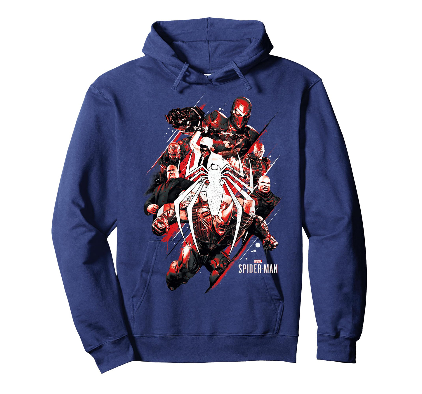Marvel Spider-Man Game Villains Around Logo Graphic T-Shirt T-Shirt