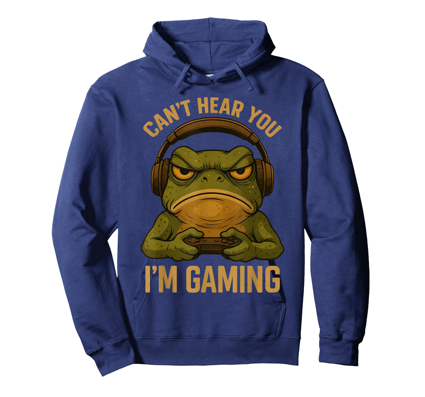 Funny Gamer Frog Art Graphic Tee Men Boys Funny Video Gaming T-Shirt