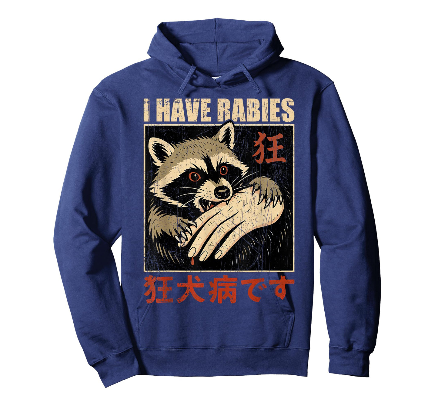 I Have Rabies Raccoon Biting Hand T-Shirt