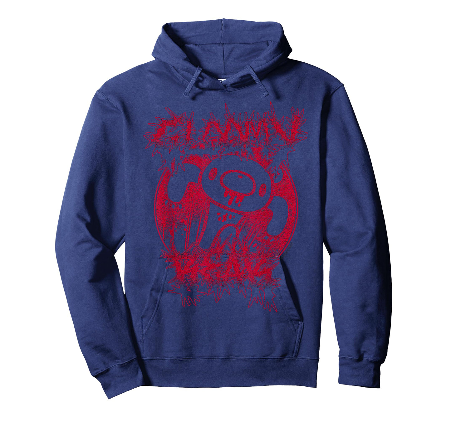 Gloomy Bear The Naughty Grizzly Gothic Red Text Anime T-Shirt