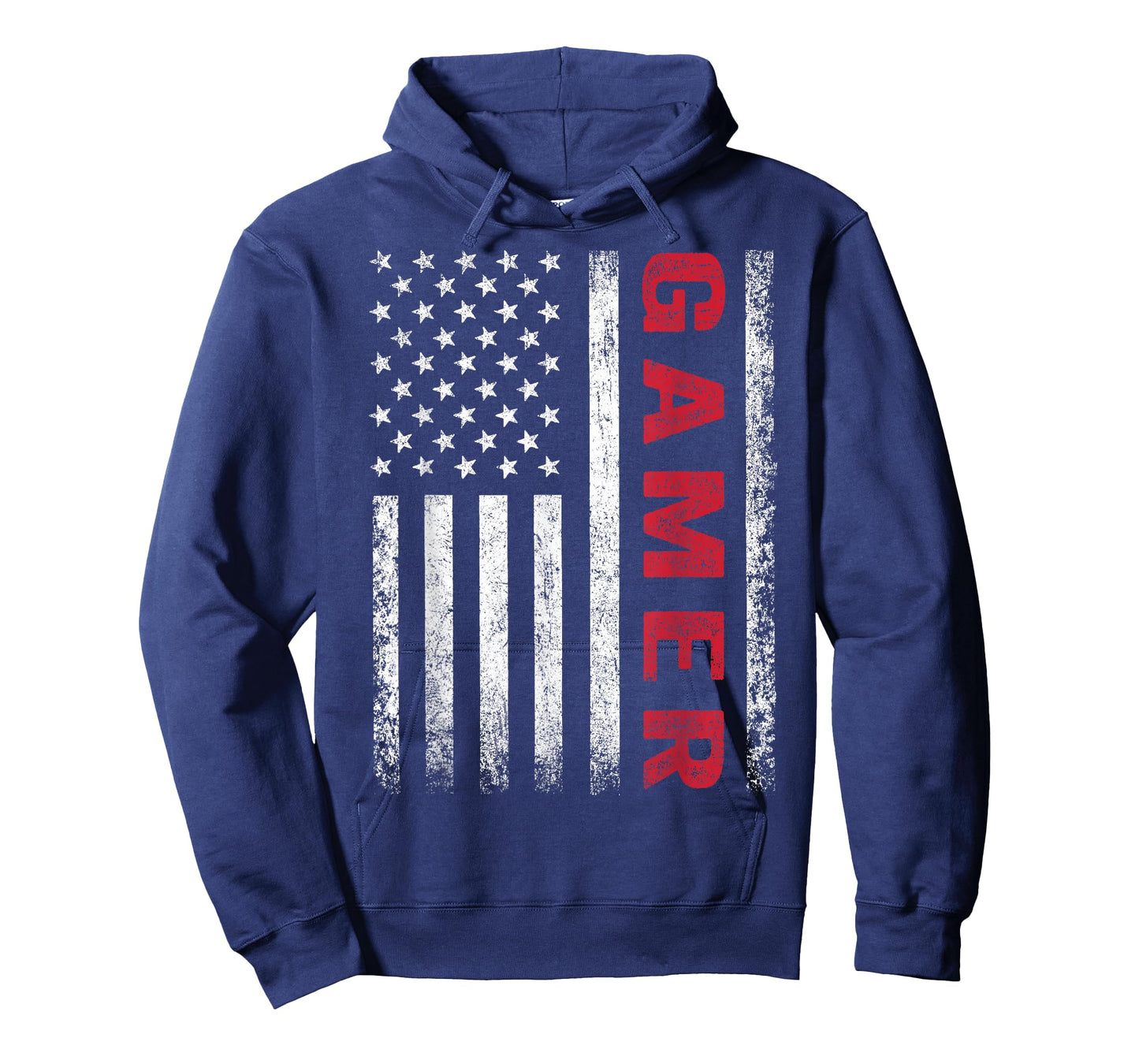 American Flag Funny Gamer Gift Video Games Boys Men Gaming T-Shirt