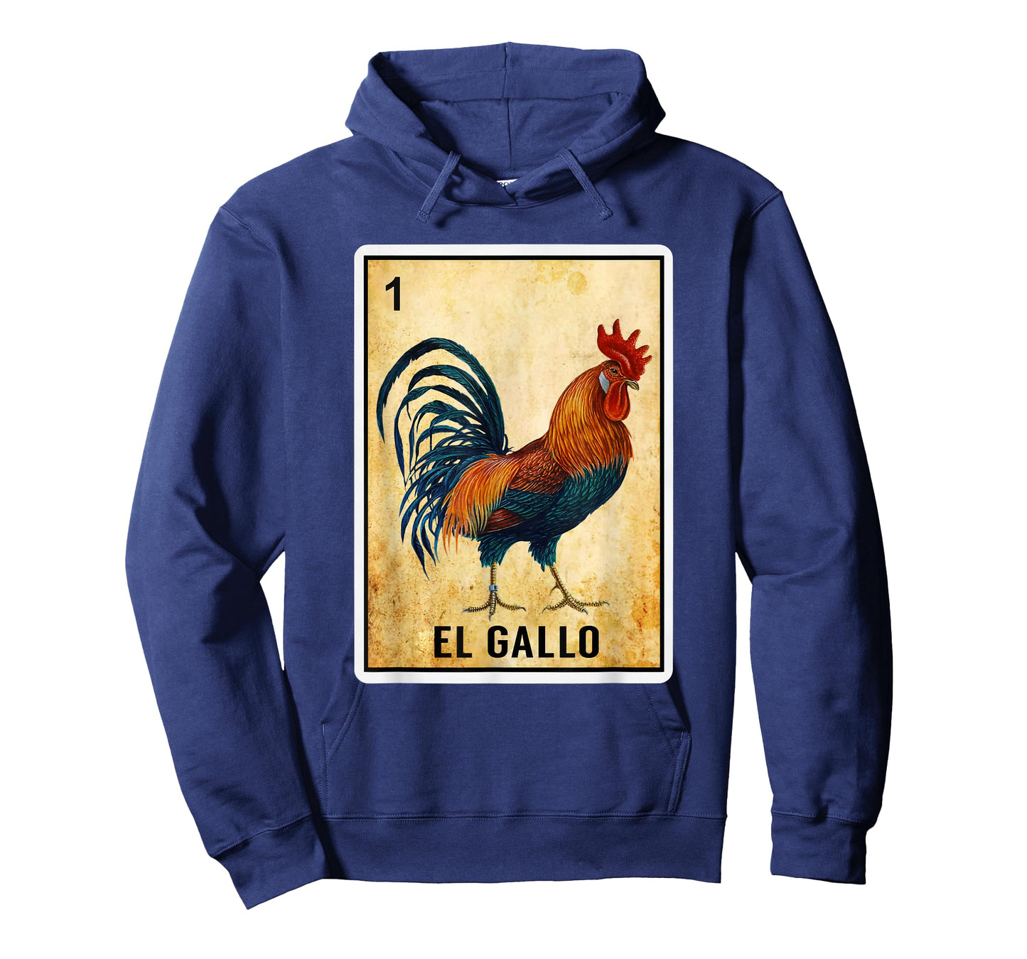 Mexican El Gallo Bingo Card Game Traditional Rooster Card T-Shirt