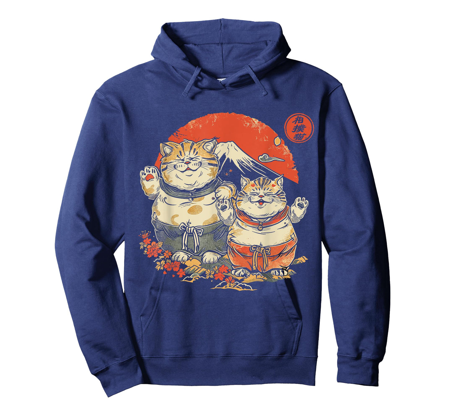 Japanese Sumo Cats Men Women Kids T-Shirt