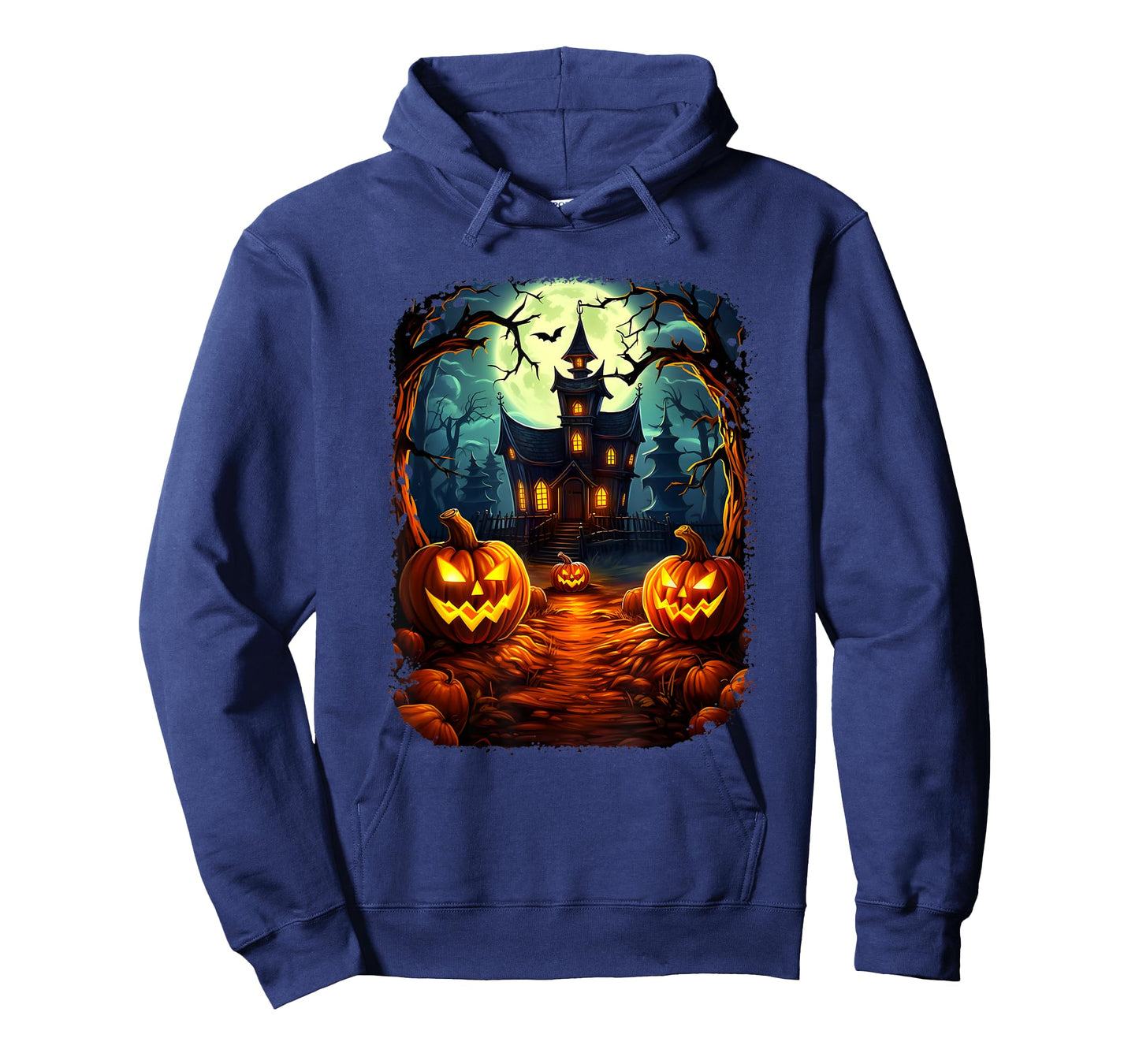 Halloween Haunted House Pumpkin Ghosts Spooky Season T-Shirt