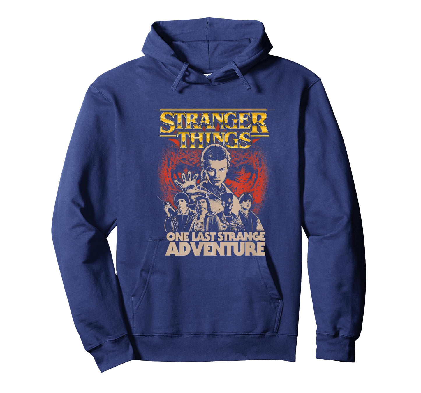 Stranger Things One Last Strange Adventure Distressed Poster T-Shirt