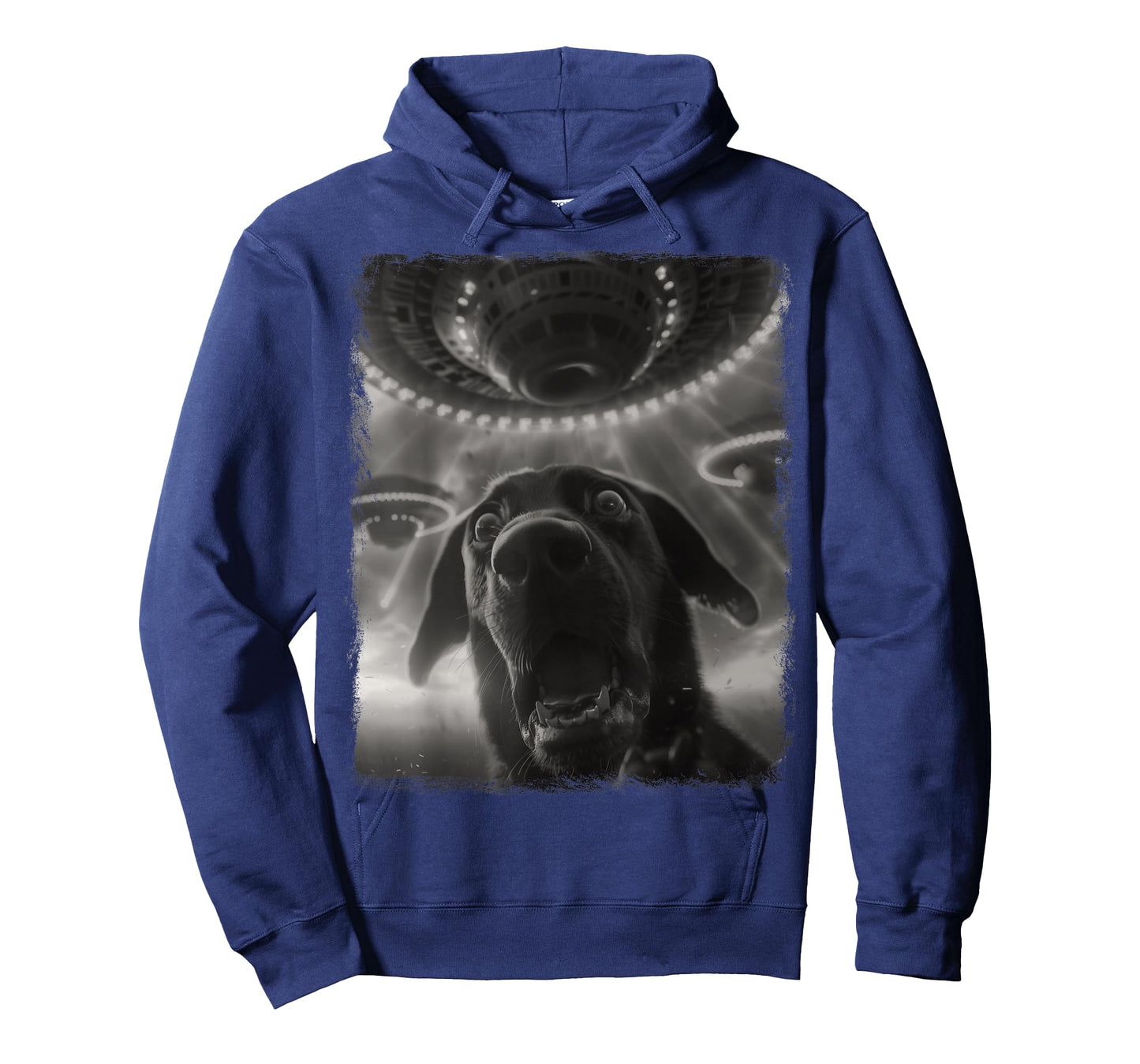 Labrador Dog UFO Alien Extraterrestrial Selfie T-Shirt