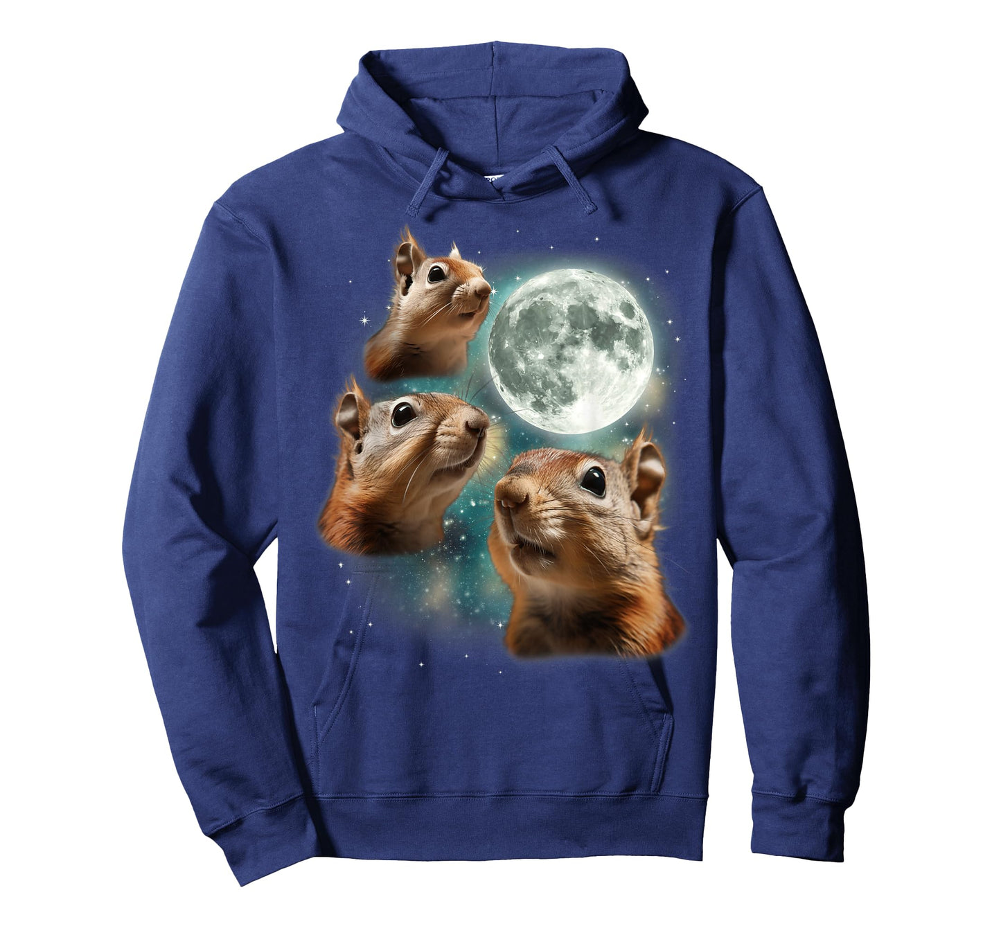 3 Squirrel Moon | Three Howling Nuts Funny Wildlife Squirrel T-Shirt