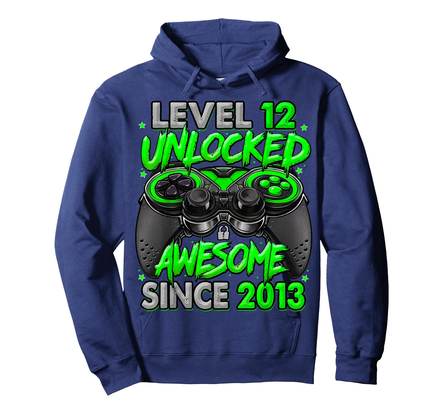 Level 12 Unlocked Awesome Since 2013 12th Birthday Gaming T-Shirt