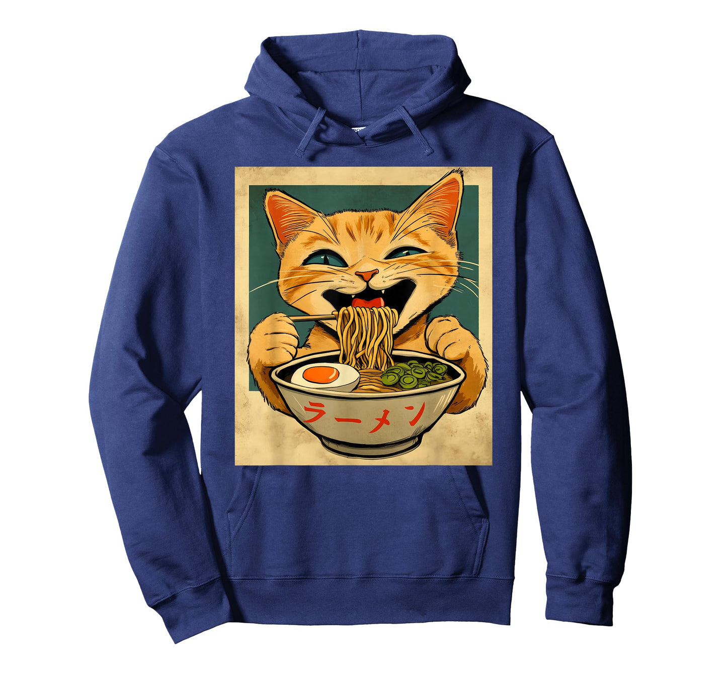 Funny Ginger Cat Ramen Japanese Kawaii Anime Cat Graphic T-Shirt