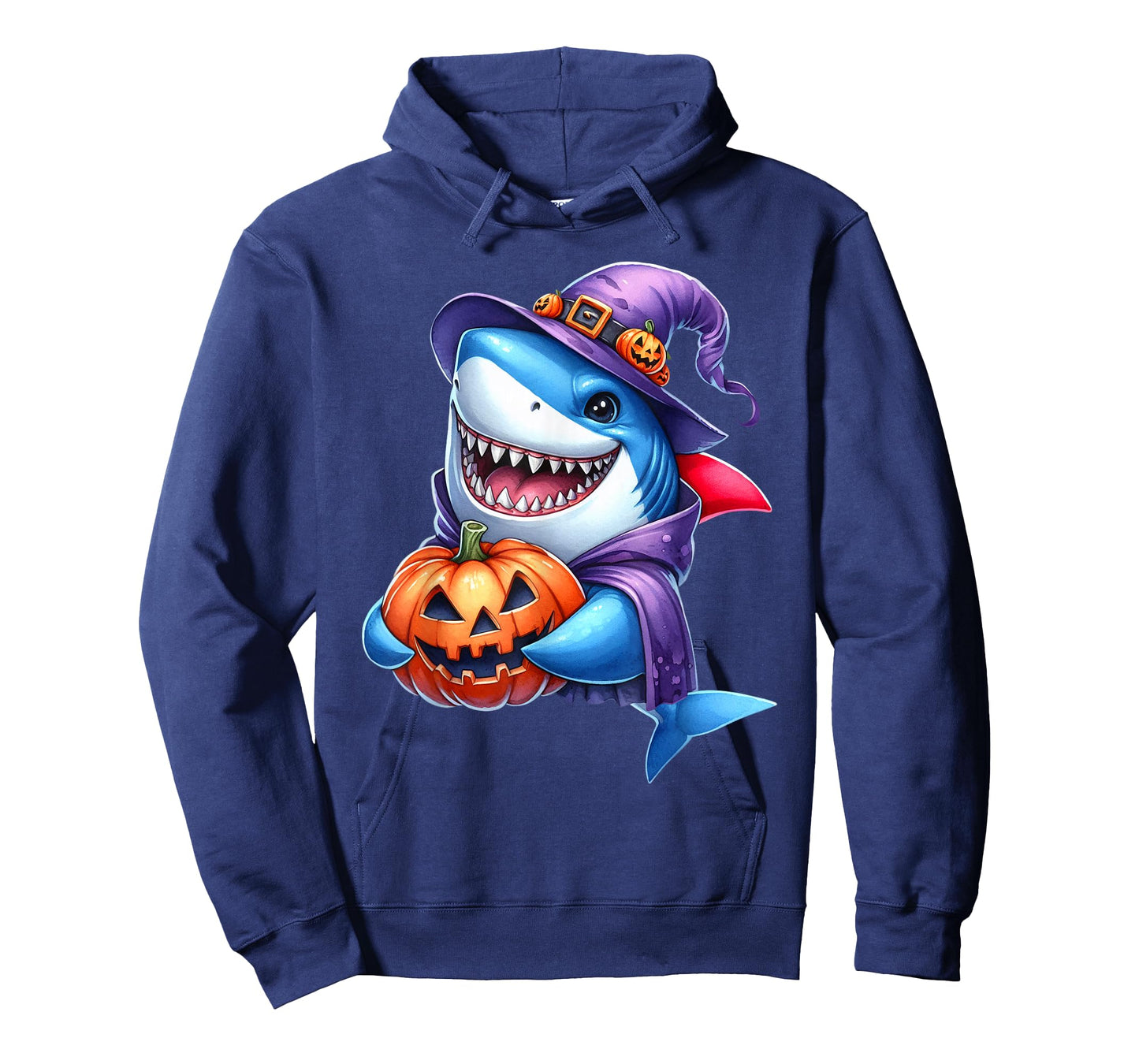 Shark Halloween Shark Lover Pumpkin Shark Halloween Boy Kids T-Shirt
