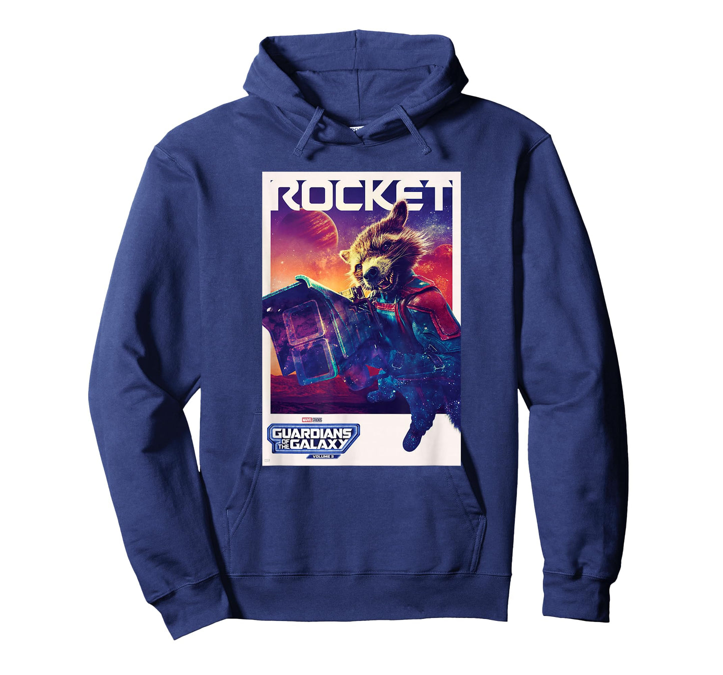 Marvel Guardians of the Galaxy Volume 3 Rocket Poster T-Shirt