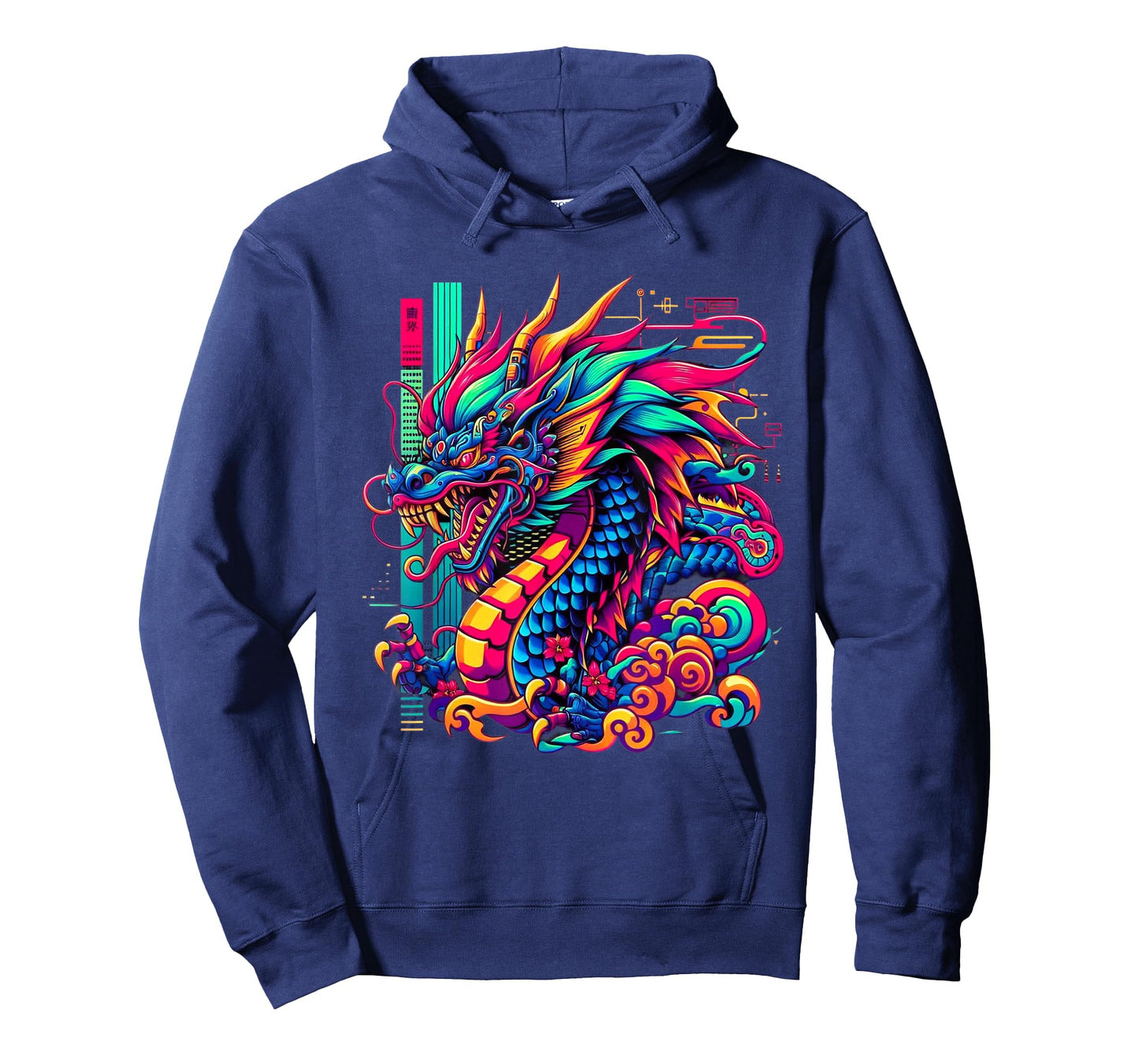 Dragon Cyborg Retro Vaporwave Futuristic Tokyo inspired Art T-Shirt