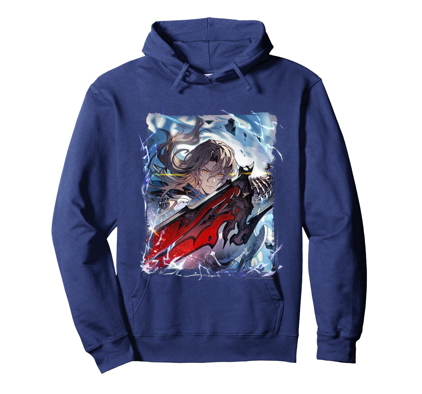 Cygames, Inc. Granblue Fantasy Versus: Rising Black Anime T-Shirt - Small - Short Sleeve - Unisex-Adults