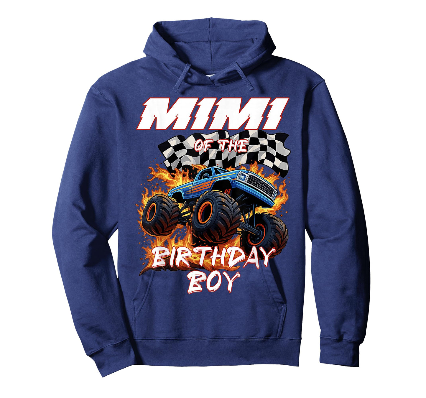 Mimi of The Birthday Boy Monster Truck Family Matching T-Shirt