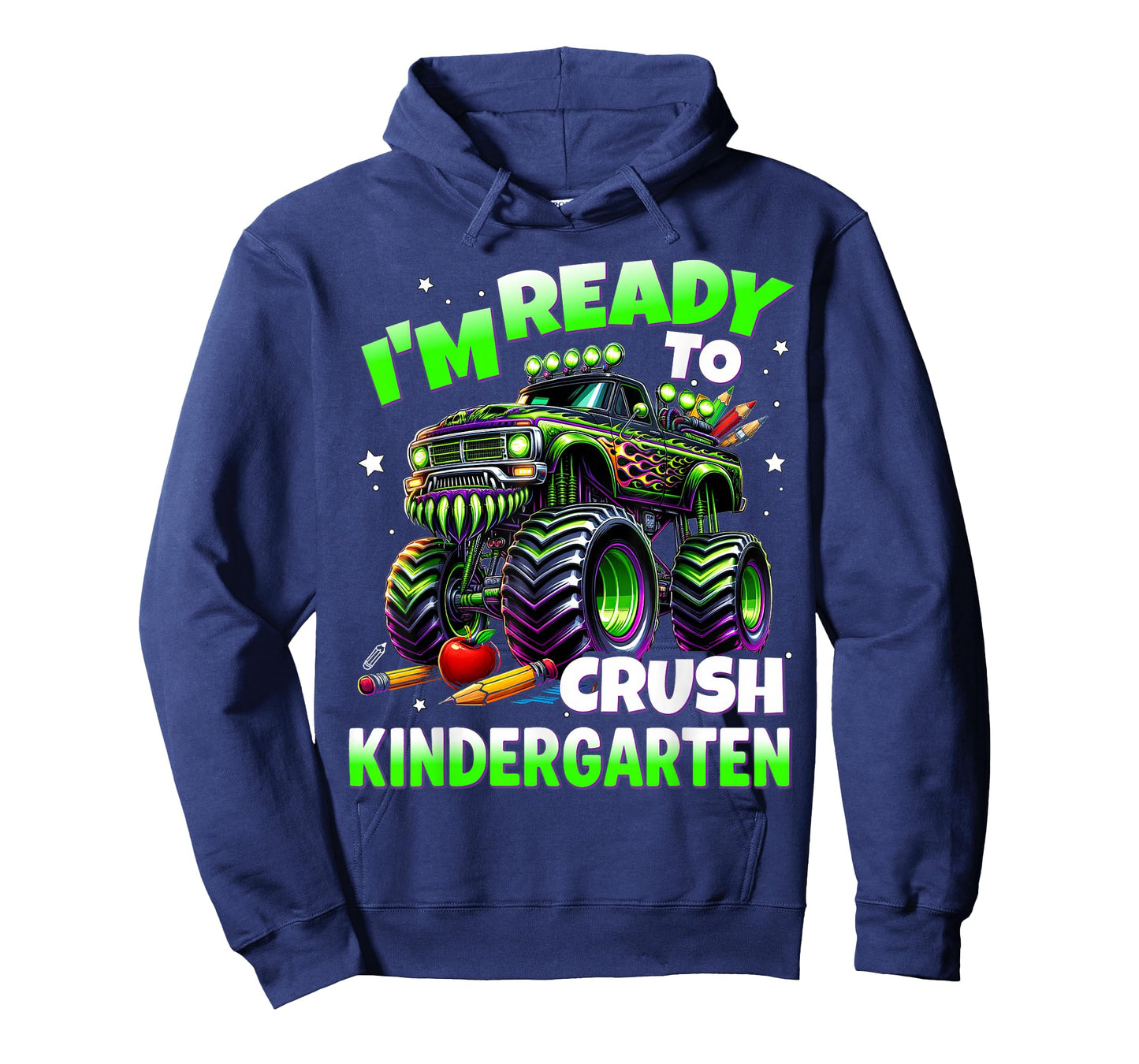 I'm Ready To Crush Kindergarten Monster Truck Boys T-Shirt