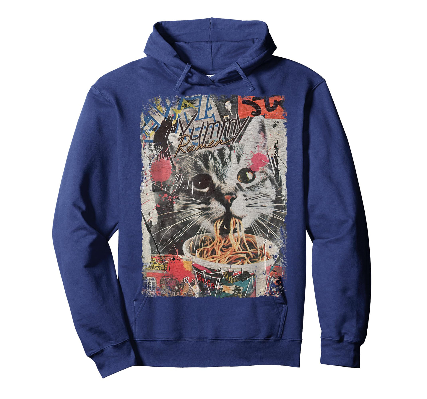 Ramen Noodles Cat Japan Y2K Kawaii Retro Cats Manga Anime T-Shirt