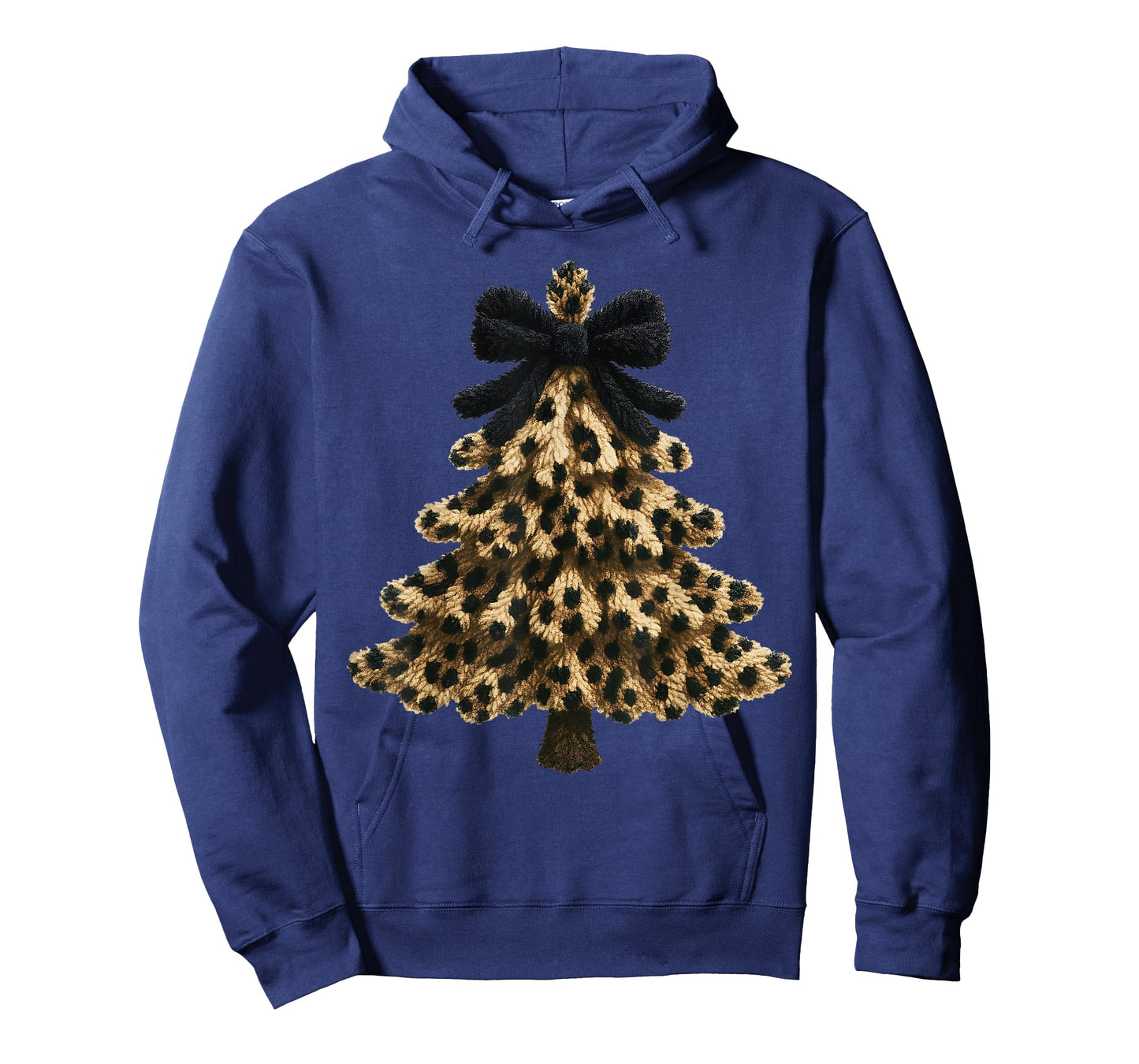 Women Coquette Bow Leopard Christmas Tree Xmas Holiday Kids T-Shirt