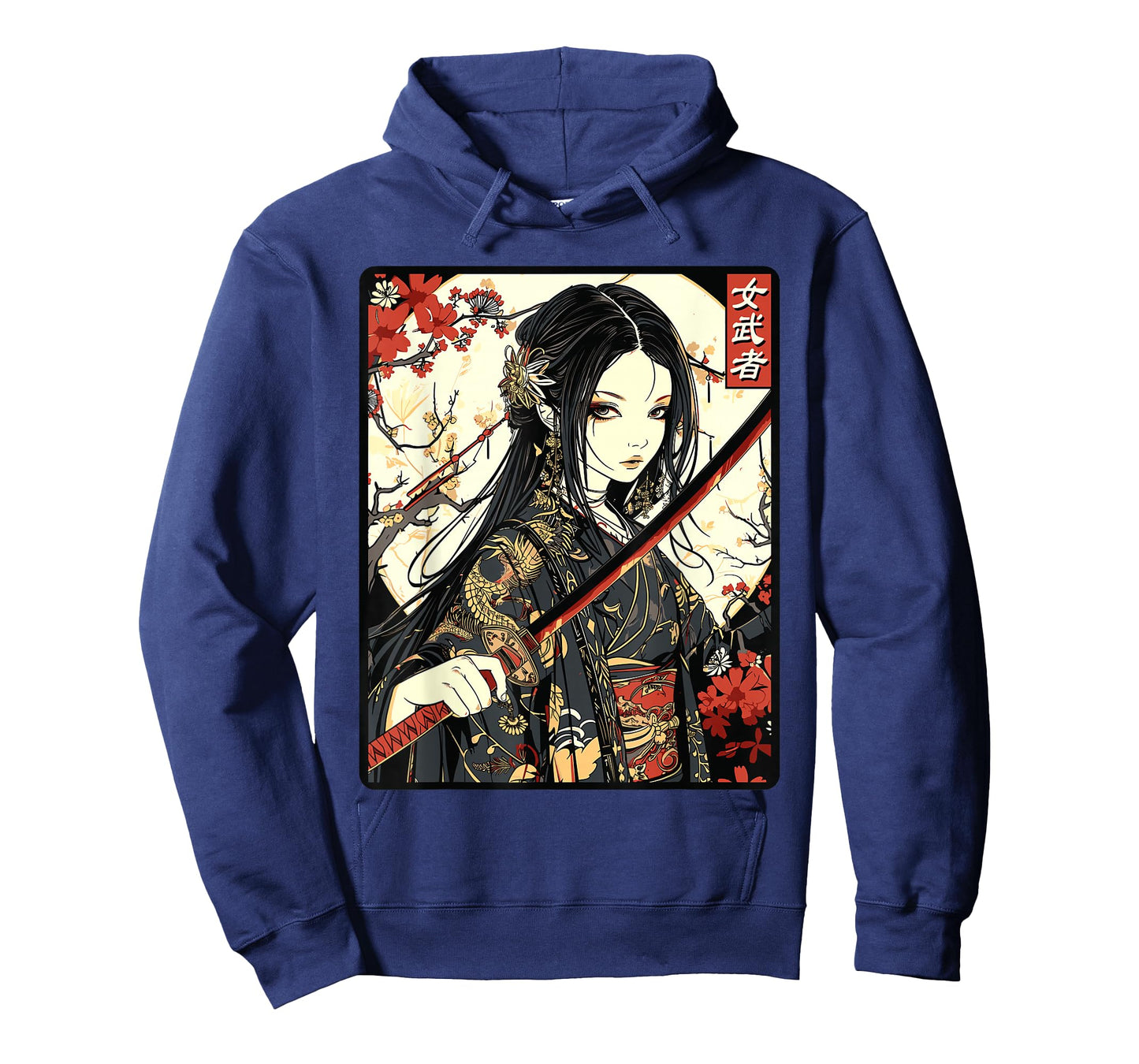 Japanese Gothic Samurai Art Woman With Katana Sword T-Shirt