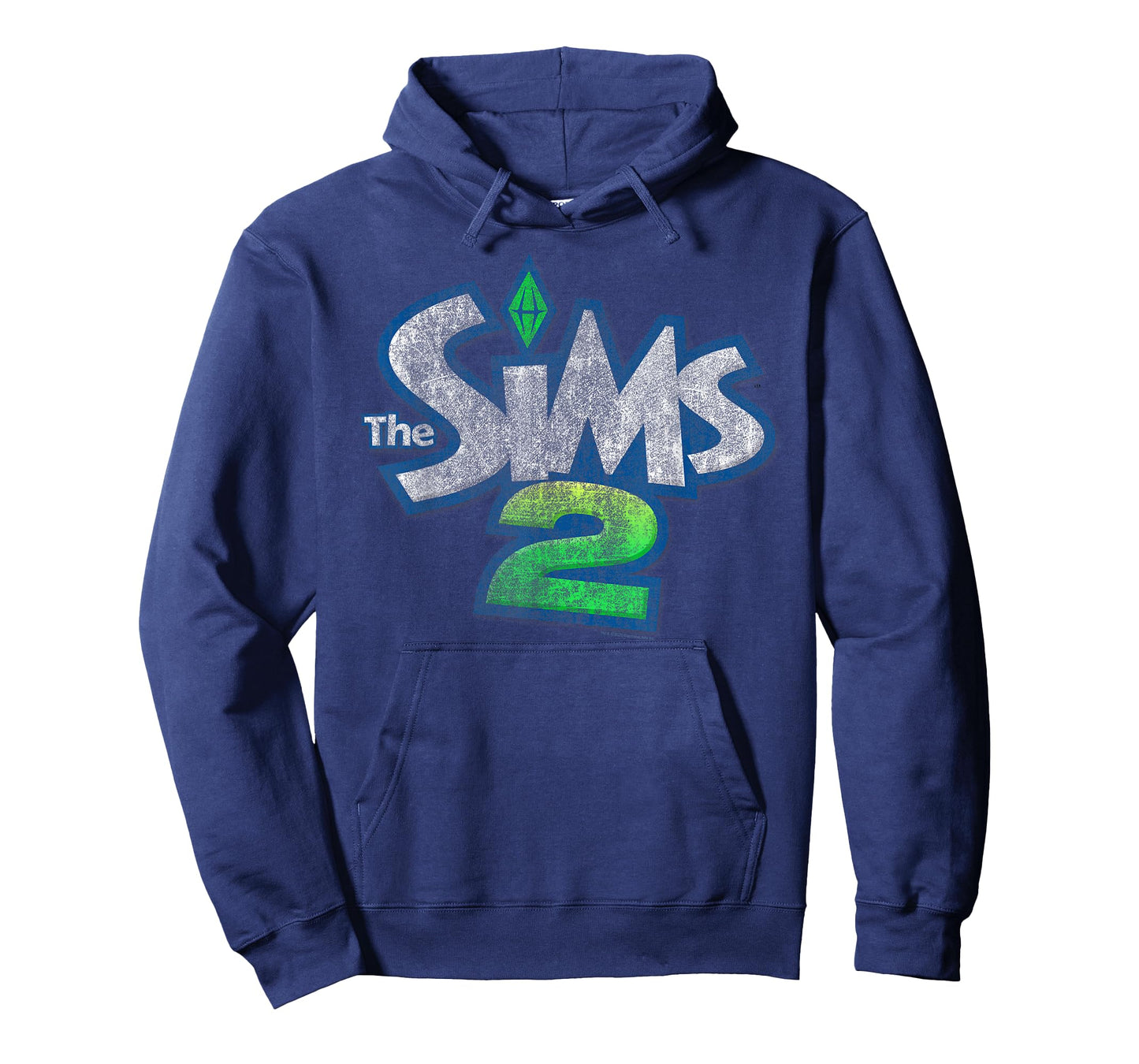 The Sims Retro Distressed The Sims 2 Logo Video Game T-Shirt