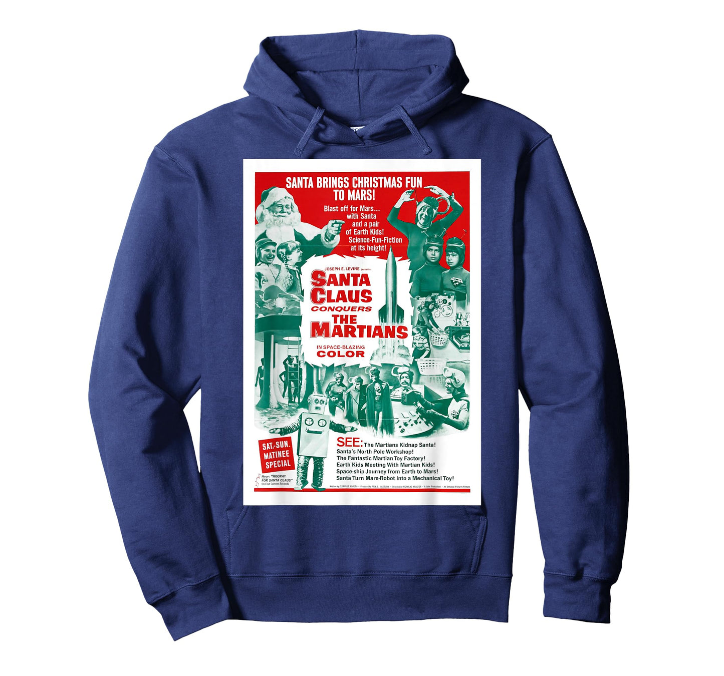 Santa Claus Conquers the Martians T-Shirt Movie Poster T-Shirt