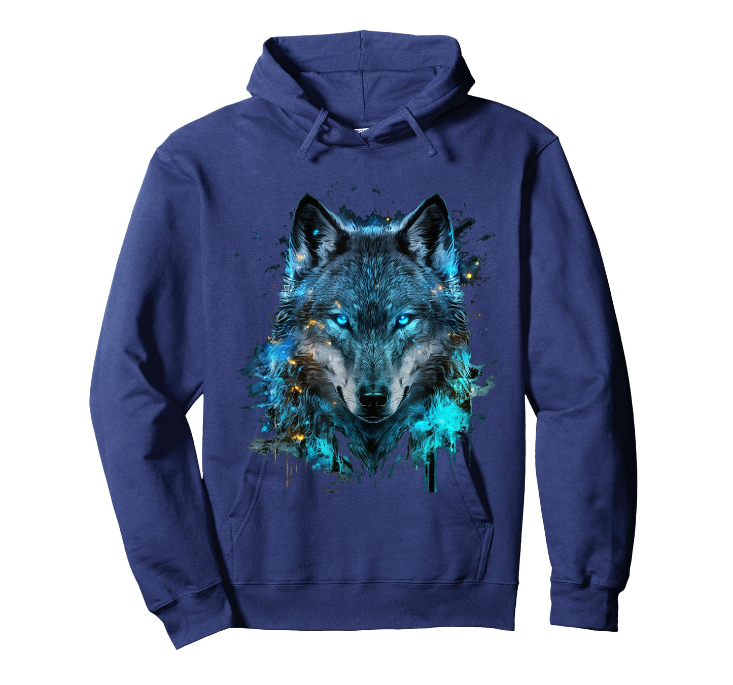 Wolf Art Abstract Wolf Face Wolves Animal Wolf Lover T-Shirt