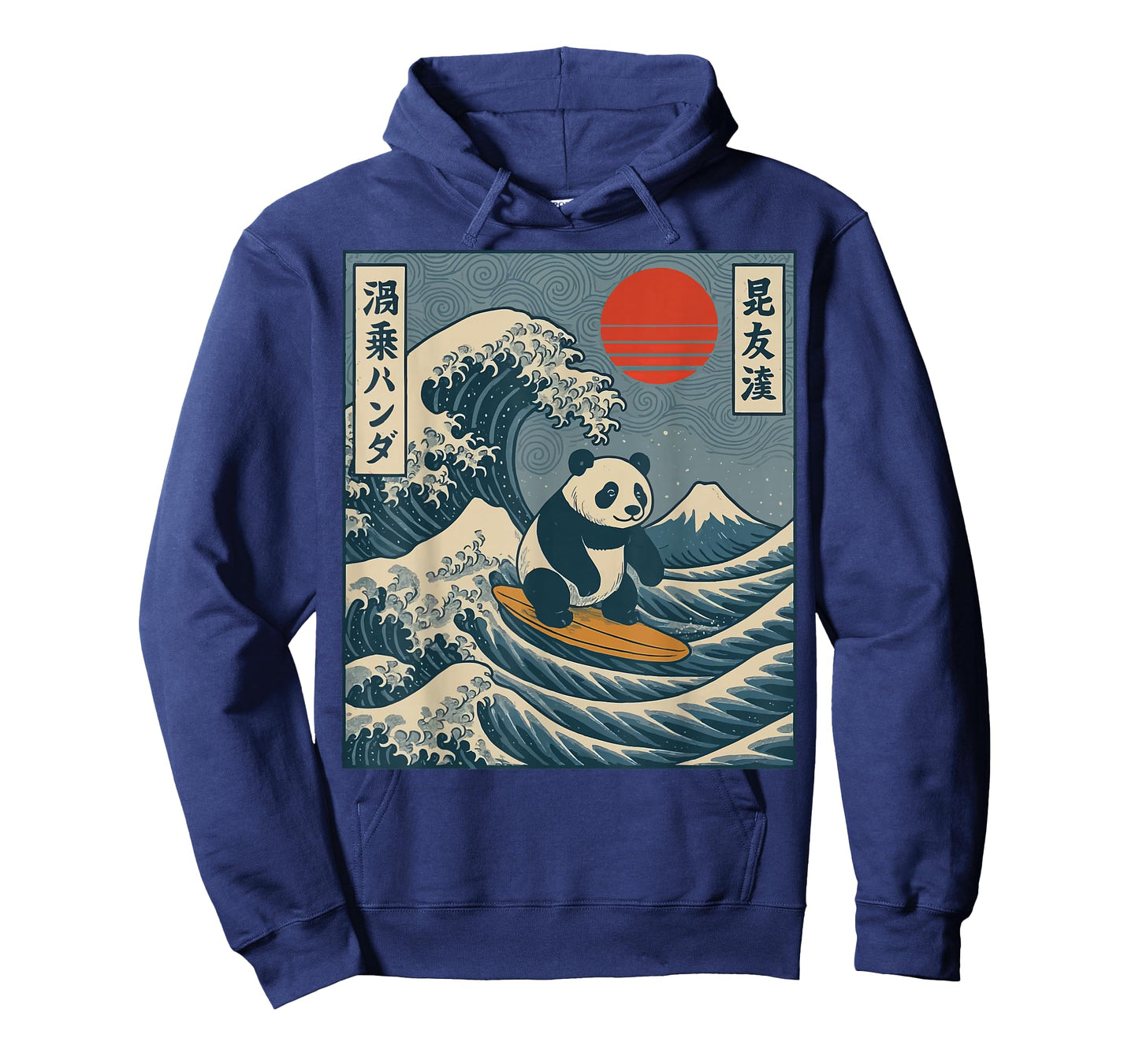 Panda Surfing Japanese T-Shirt