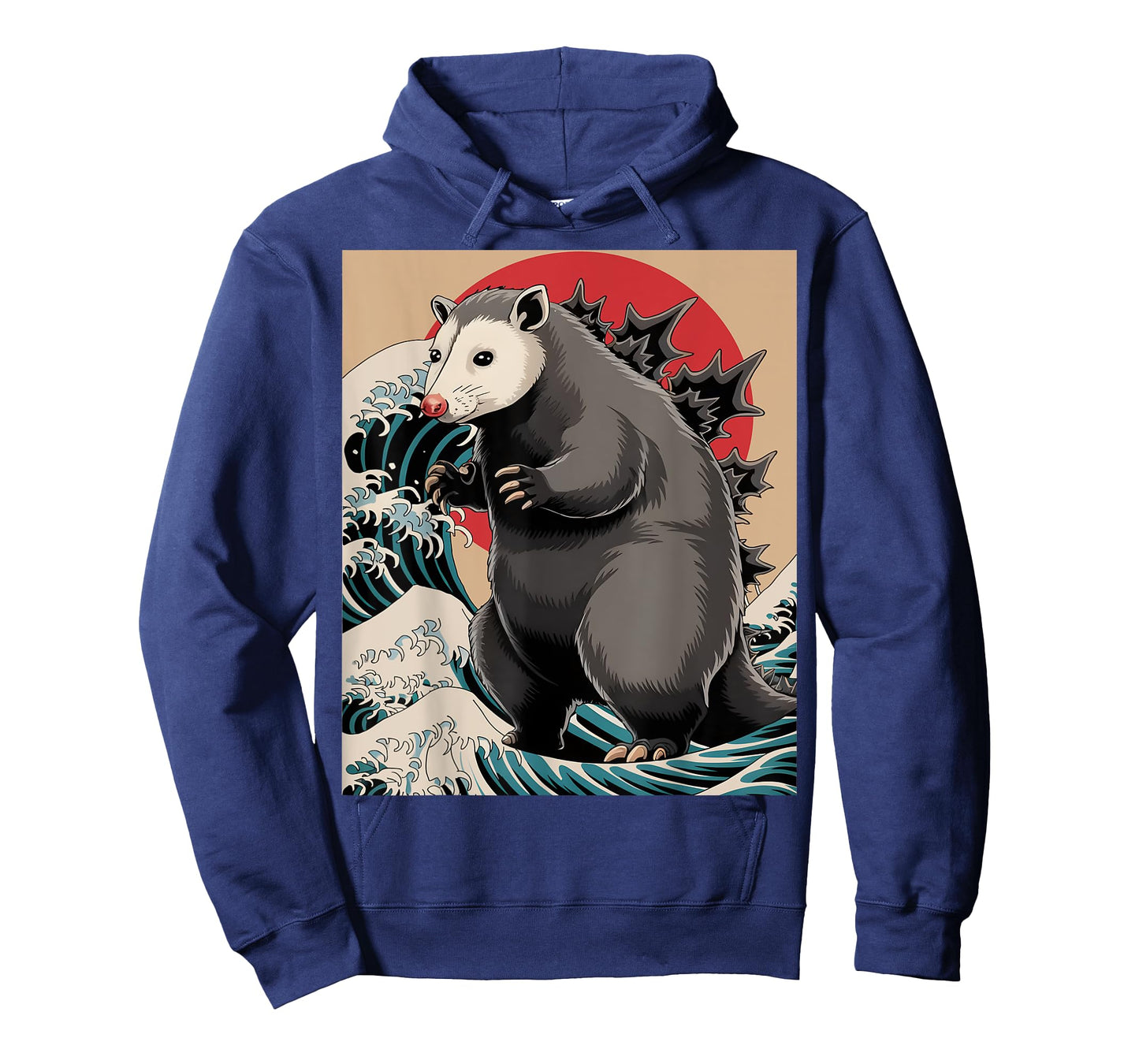 Funny Opossum Kaiju Monster Vintage Japanese Art Anime Retro T-Shirt