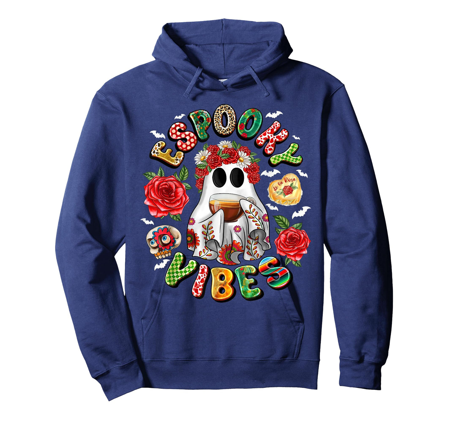 Espooky Vibes Mexican Ghost Day Of The Dead Dia De Muertos T-Shirt